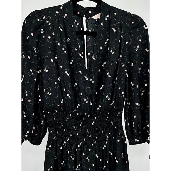 Rebecca Taylor Silk Alicia Smocked Jumpsuit 4 ($525) - Picture 4 of 8